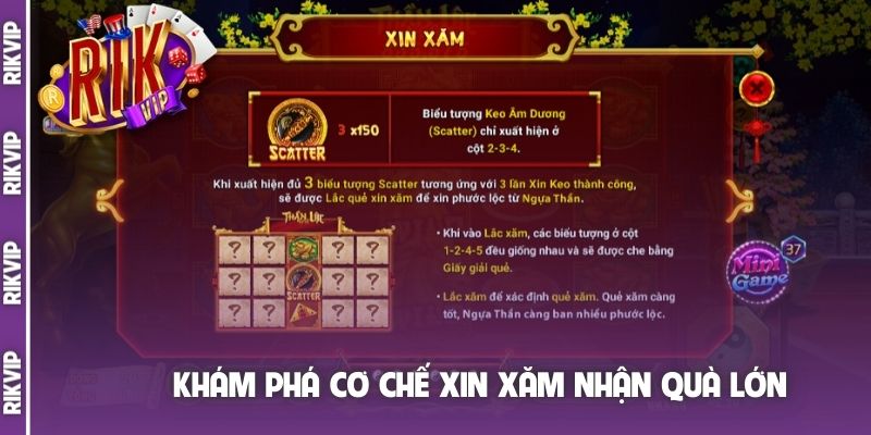 Khám phá cơ chế Xin Xăm nhận quà lớn