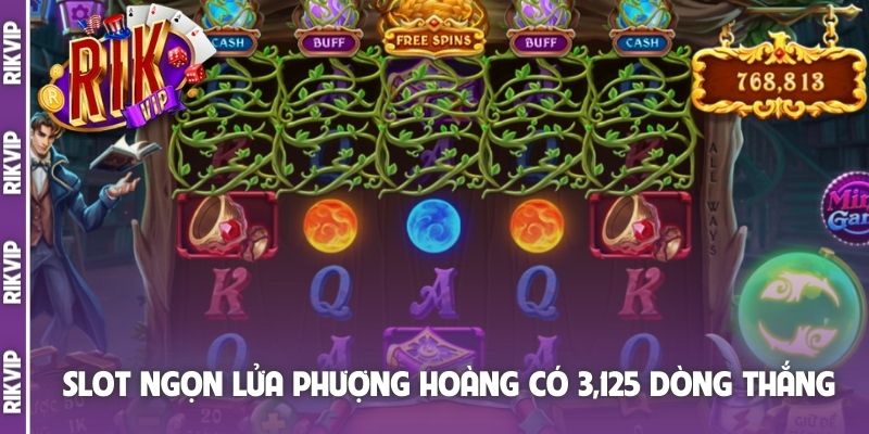 Slot Ngọn Lửa Phượng Hoàng có 3,125 dòng thắng